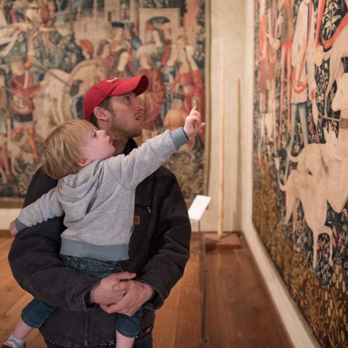 Explore more with the Bloomberg Connects app on your next visit to The Met Cloisters 🏰 📲 Dive into medieval art by accessing our collection highlights tour (available in English and Spanish), kids and families tour, and art and music tour. Learn more: met.org/3ybf9s9