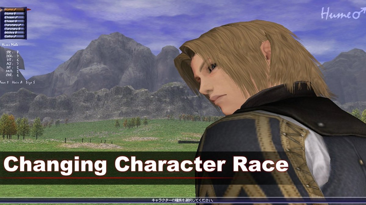 Damn, happy Birthday #FFXI, you're getting race changes after 22 years!