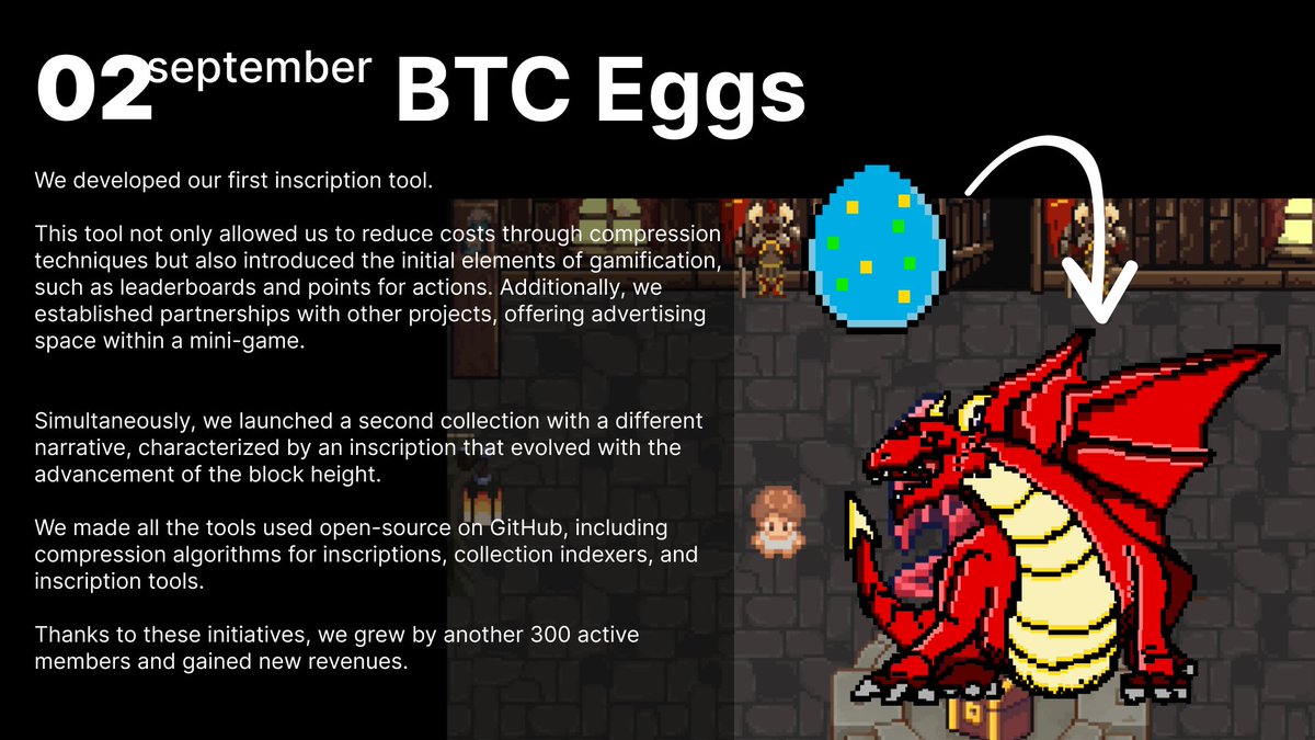 inscrib3's tweet photo. September was Dedicated to Experimentation on Ordinals.
In September, we focused on experimenting with ordinals. We created an inscription tool, a game, a launchpad for recursive collections, and the first ordinal collection that evolves with the block height @btceggs https://t.co/KroRlfgnlD