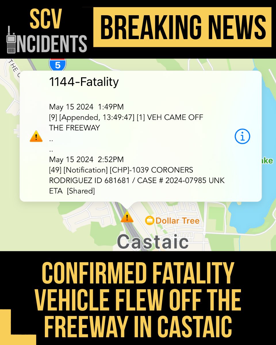 Santa Clarita Incidents tweet media