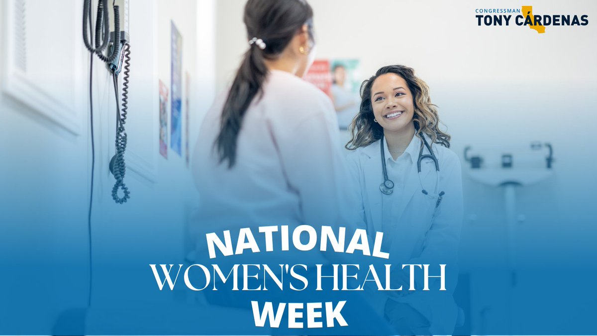 During this National Women's Health Week, I'd like to express gratitude to all the dedicated professionals & supporters in our community who tirelessly strive to elevate the importance of women's health.Your commitment to the well-being of women in the Valley is truly appreciated
