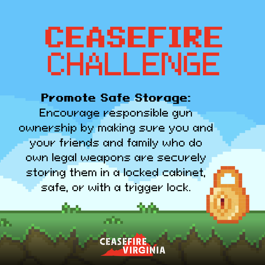 One more life lost is too many. Challenge yourself to take action today! Our children deserve a future without gun violence. Find ways to help at ceasefirevirginia.org #CeasefireVirginia