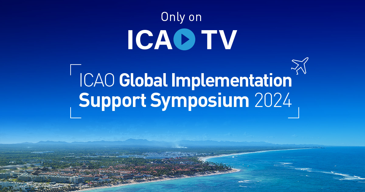 Missed out on the 2024 Global Implementation Support Symposium? Don't worry, we've got you covered! 

Catch up on engaging discussions on ICAO TV: bit.ly/3JL7zqs
