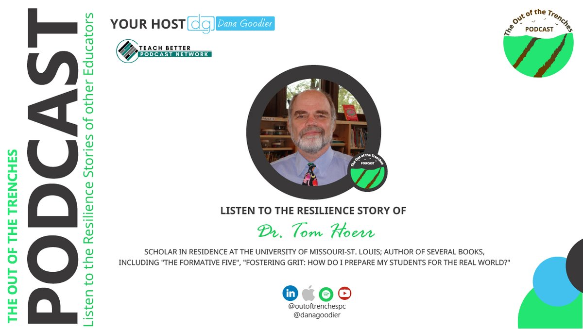 Read the #show notes with the latest #podcast guest <a href="/TomHoerr/">Tom Hoerr</a>, #author of Principal as Chief Empathy Officer &amp; The Formative Five: Fostering Grit, Empathy, and Other Success Skills Every Student Needs <a href="/danagoodier/">Dana G, EdD</a> 
danagoodier.com/episodes-295-3…