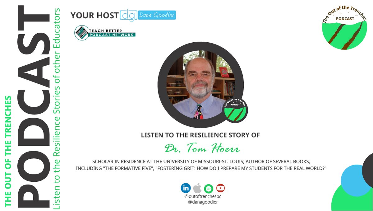 Read the #show notes with the latest #podcast guest @TomHoerr, #author of Principal as Chief Empathy Officer & The Formative Five: Fostering Grit, Empathy, and Other Success Skills Every Student Needs @danagoodier danagoodier.com/episodes-295-3…