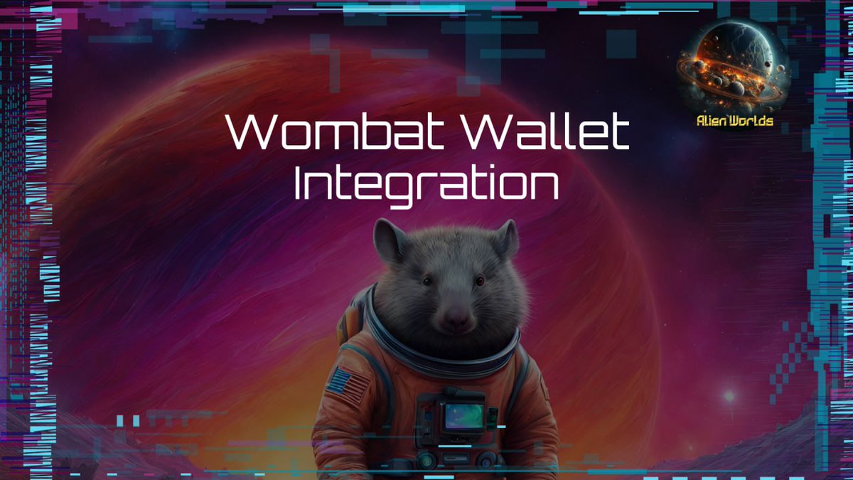 Welcome, fellow gamers and enthusiasts! Today, let's dive into the latest buzz in the gaming world with @AlienWorlds 3.0 and their groundbreaking #Wombat_Wallet Integration. 

Buckle up as we explore what makes Alien Worlds unique and why this new feature is a game-changer.