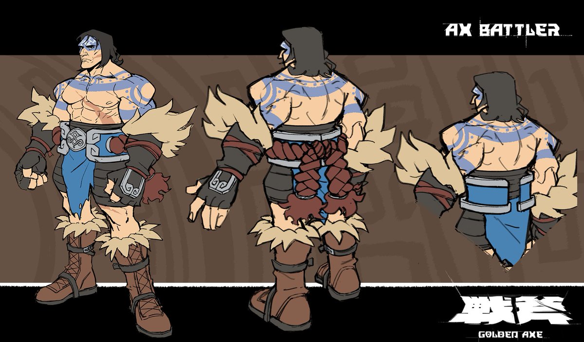 DreddStarin's tweet image. Yo!
I did some fan redesigns of the Golden Axe trio for a fun side project! You can check out the process over on my ArtStation!
artstation.com/dreddstar
