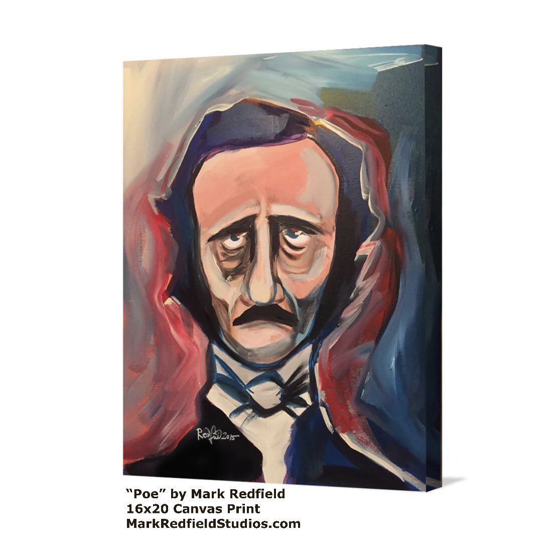 “Poe” by Mark Redfield 
16x20 Canvas Print
markredfieldstudios.com/products/poe-b…
Ready-To-Hang
MarkRedfieldStudios.com 

#EdgarAllanPoe #canvasprint #art