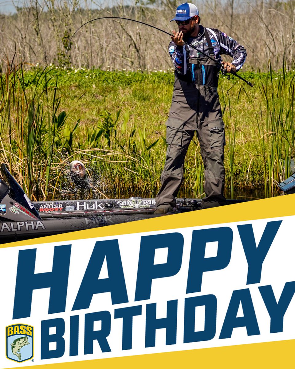 We would like to take a moment to wish Scott Canterbury and Drew Benton a Happy Belated Birthday! 🎉🥳 We hope you enjoy your week! 

#bass #bassmaster #BassElite #HappyBirthday