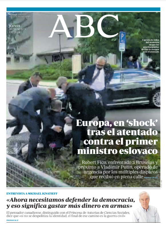 abc_es's tweet photo. Ya está disponible la primera edición de ABC del 16 de mayo en @abckioskoymas  https://t.co/wkY7dOgQRB https://t.co/FHbjEO2Obe