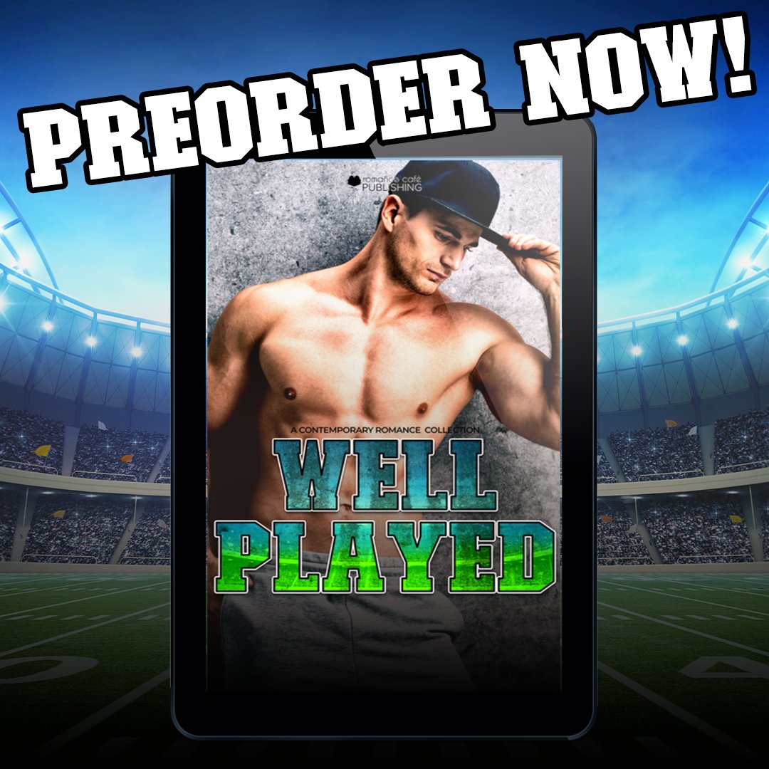 ✩ PREORDER ALERT! ✩ #preorderalert Well Played a #sportsromancecollection is coming 10.16 #wellplayed #sportsromance #comingsoon #TNRC #dsbookpromotions 

Hosted by @DS_Promotions1  
books2read.com/Well-Played