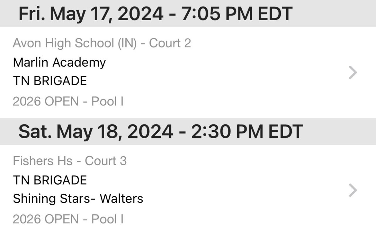 Biggest weekend of the travel season coming up. Want my <a href="/TigersTennessee/">Tennessee Tigers</a> guys to excel but also guys from my HS:

🦅 <a href="/Cole20Camden/">Camden Cole</a> 
🦅 <a href="/OwenMcclaran/">Owen McClaran</a> 
🦅 <a href="/James_bega6/">James Bega</a> 
🦅 <a href="/DrakeGoers2026/">Drake Goers</a> 

Schedules posted below, good luck!!