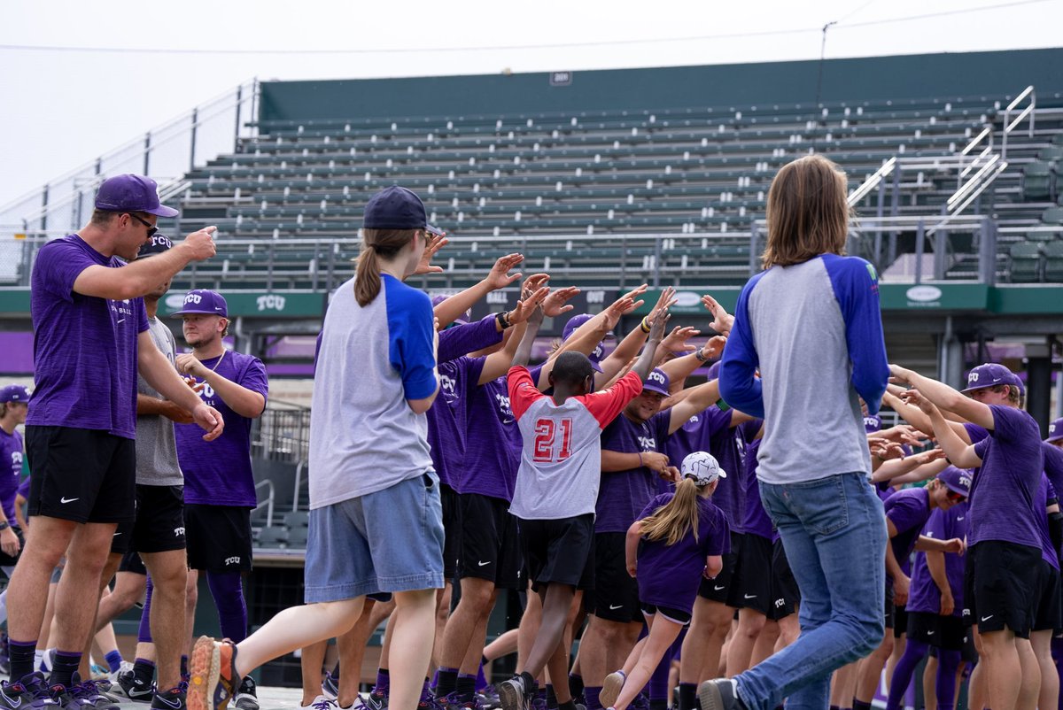 Nothin’ like a Challenger Little League game at Lupton💜 #FrogballUSA | #GoFrogs
