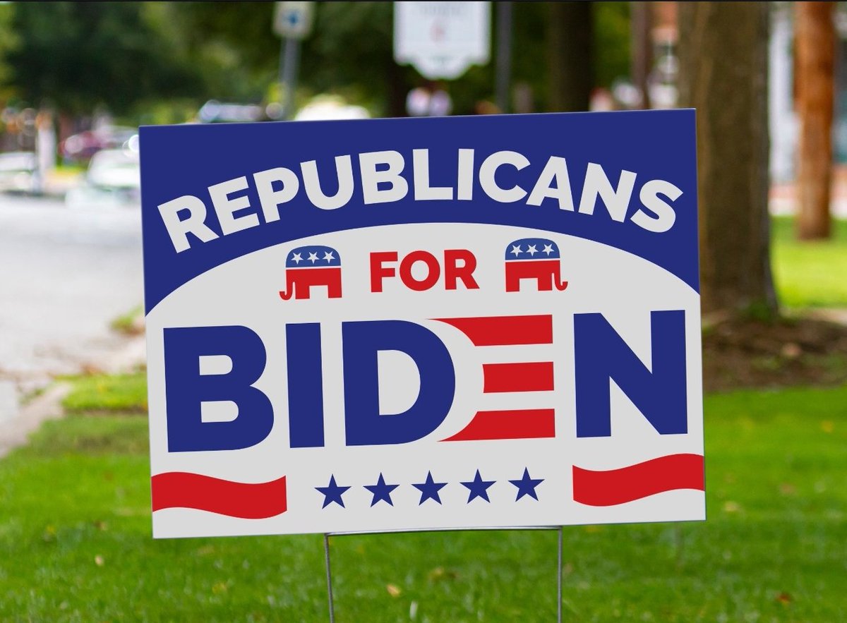 This cant be a thing? If your a Republican voting for Biden you need a brain transplant. I am a Constitutional Conservative I would never ever vote for a Democrat and I would hope all my friends would check on me if they ever heard me say I would.