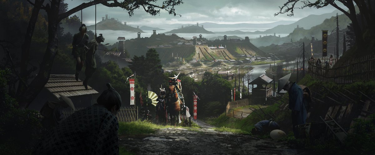 Assassin's Creed Shadows'un resmi çizimleri 👀