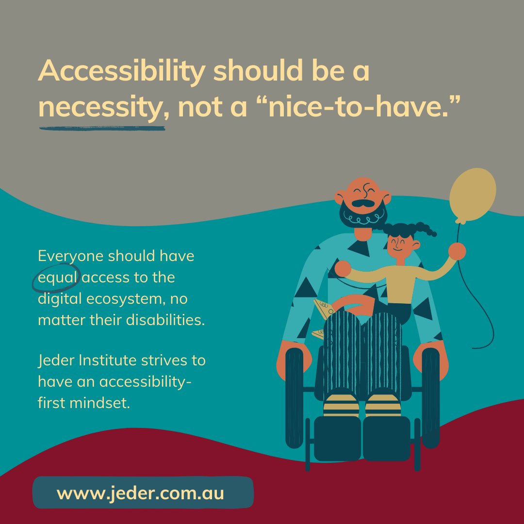 Happy Global Accessibility Awareness Day!

Let's work together to make the world a more accessible place for everyone. Share some of your suggestions for better digital access and inclusion in the comments!

#JederInstitute #AccessibilityAwareness #GAAD