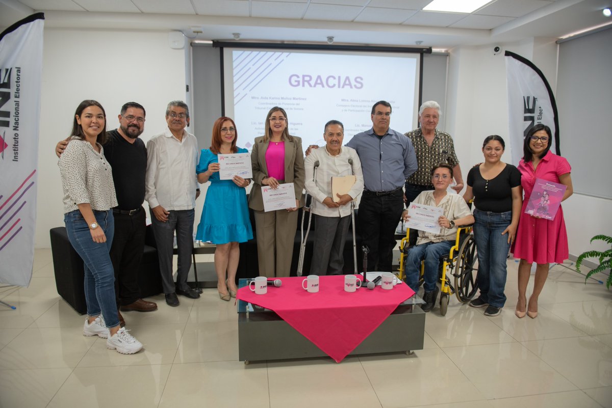 El día de hoy se llevó a cabo el Foro “Protocolo de Inclusión para las Personas con Discapacidad”, organizado por el @INE_Sonora y el #IEESonora, con la participación de la consejera electoral @almaalonso19 como panelista. También se contó con las intervenciones de Ian David