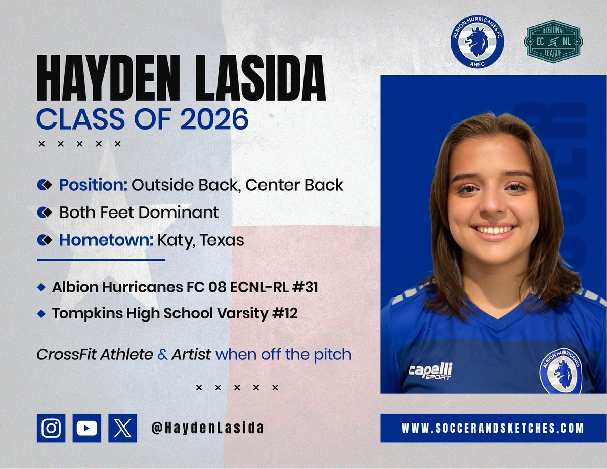 HaydenLasida's tweet image. CLASS OF 2026:  Just a month away until the fun starts on June 15th!  I&apos;m ready...  #soccer #recruitmentprocess #LetsGo