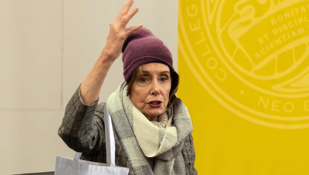 Nancy Pelosi Begins Dressing As Hobo After Learning San Francisco Giving Vodka Shots To Homeless buff.ly/3WJDH5U