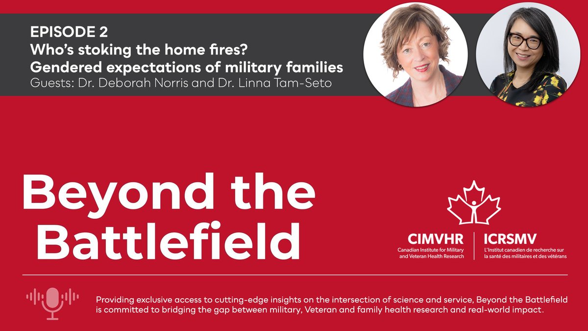 NEW on the Beyond the Battlefield #PODCAST! bit.ly/utp_BTBpodcast  @Dr_Held_ chats with Deborah Norris and Linna Tam-Seto in episode 2: “Who’s stoking the home fires? Gendered expectations of #militaryfamilies” @MSVU_Halifax @elleteatux @osot_UofT @CIMVHR_ICRSMV