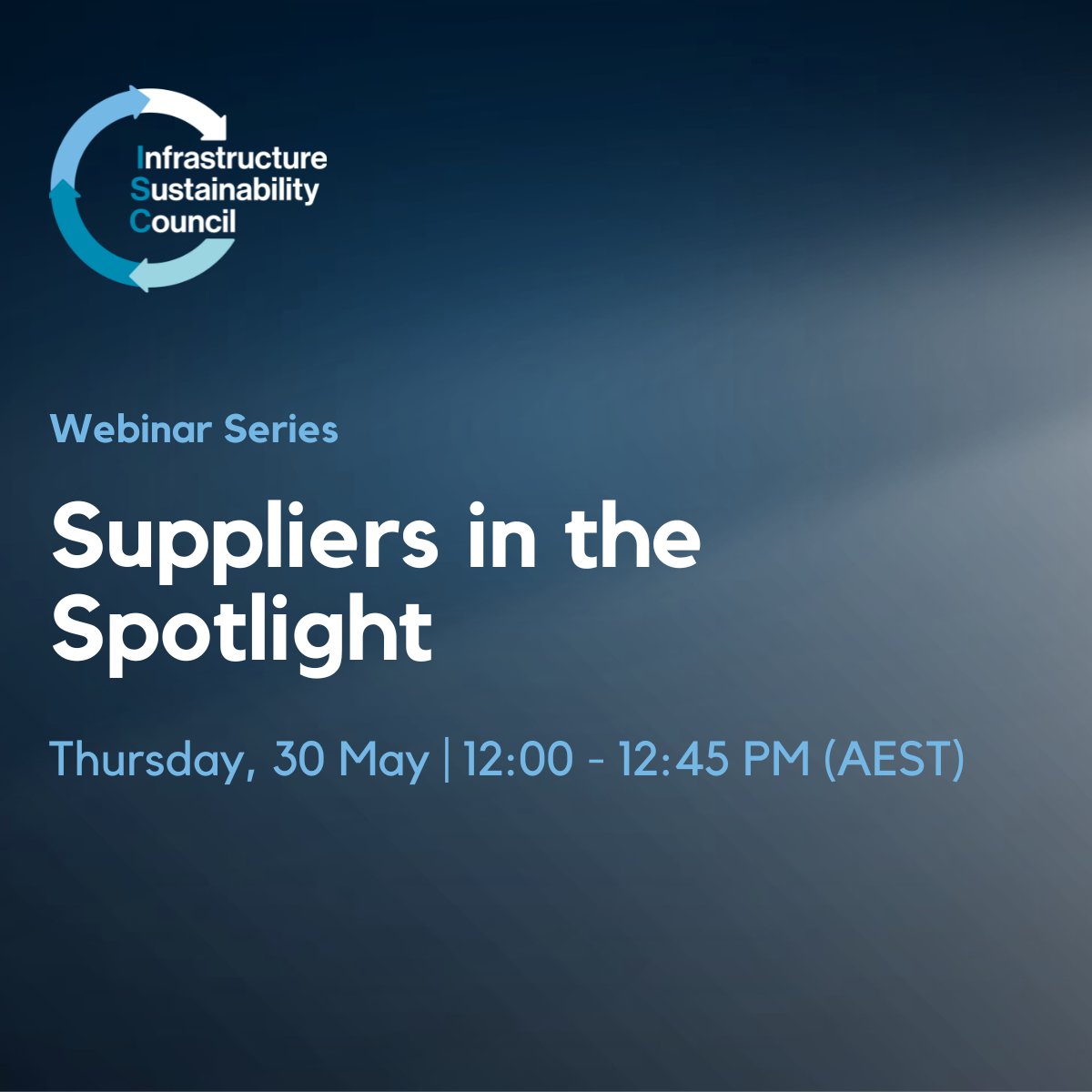 Suppliers in the Spotlight

A bi-monthly supplier showcase hosted by the IS Council, with each edition featuring a range of suppliers.
us02web.zoom.us/webinar/regist…