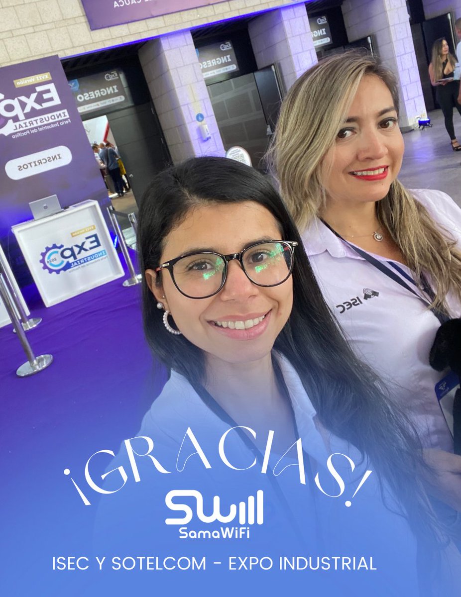 #SAMAWIFI_COLOMBIA
Presentes en #Expoindustrial  2024 en #Cali con <a href="/SotelcomS/">SOTELCOM SAS</a>  e  #ISEC