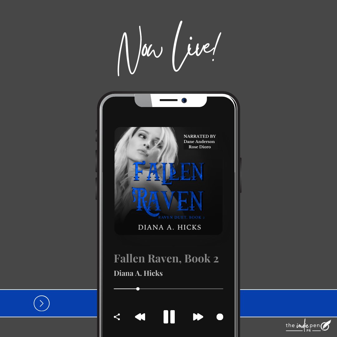 The Ruthless Don Enzo Alfera gets what he wants…
And he wants me.@diana_hicks brings you the audiobook for Fallen Raven, Book 2, a must-read steamy, star-crossed lovers, #ForbiddenRomance! #OneClick→ 

books2read.com/Fallen-Raven  #FallenRavenBook2