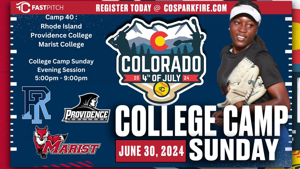 ‼️Announcement Time!‼️ Just Added to College Camp Sunday!! 📣 @MaristSoftball 📣 Come join the Rams, Friars, and Foxes for a great night in Colorado!! @PCfriarsoftball Sign up while spots are still available!! Hope to see you there!🏔️☀️ store.triplecrownsports.com/Store/Index/10…