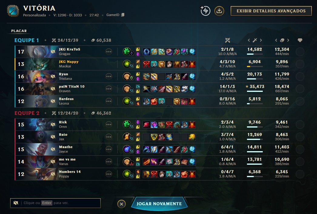 JOGÃO com o <a href="/titanlolOficial/">paiN TitaN</a> 😼

O <a href="/ProQueueBR/">Inhouse Pro Queue</a> ta criando história pprt.