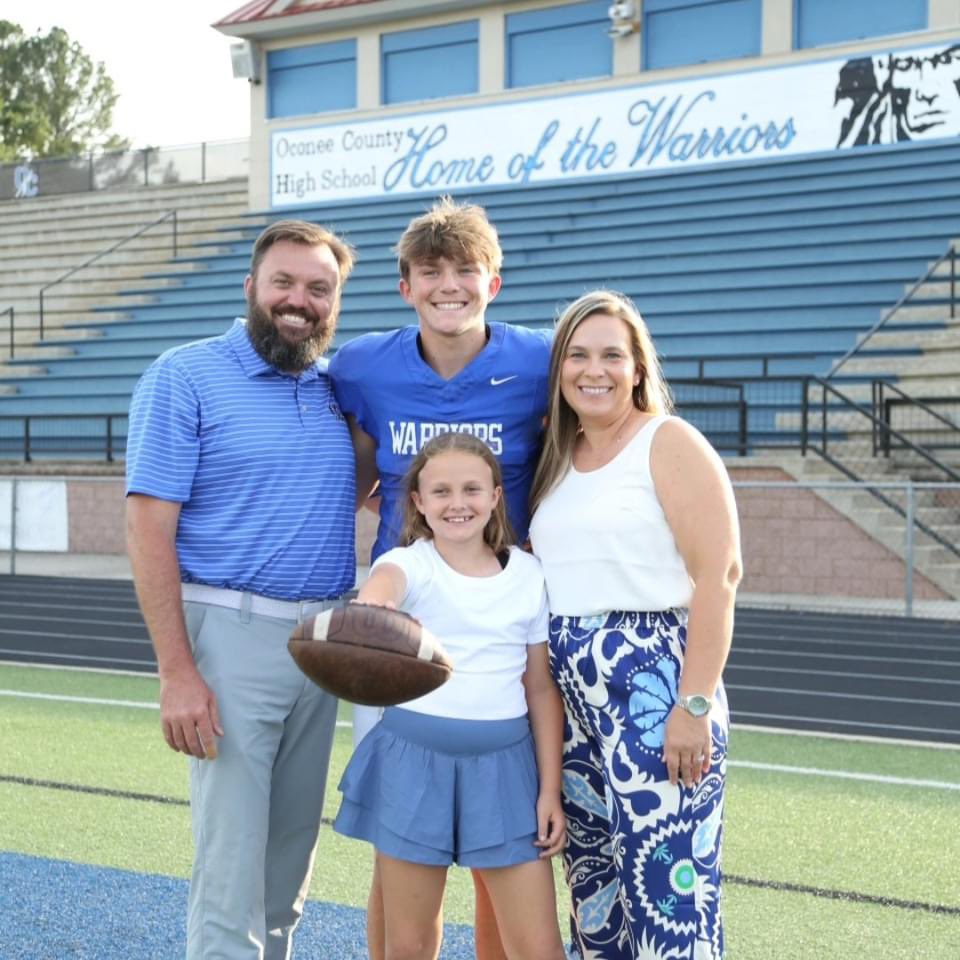 We would like to thank the Spurlin family for their generous donation of $10,000 to the Oconee County HS lacrosse program. The family won the Warrior Foundation reverse raffle held in April. Thank you to the Spurlin family! #WeAreOne #SpearEm