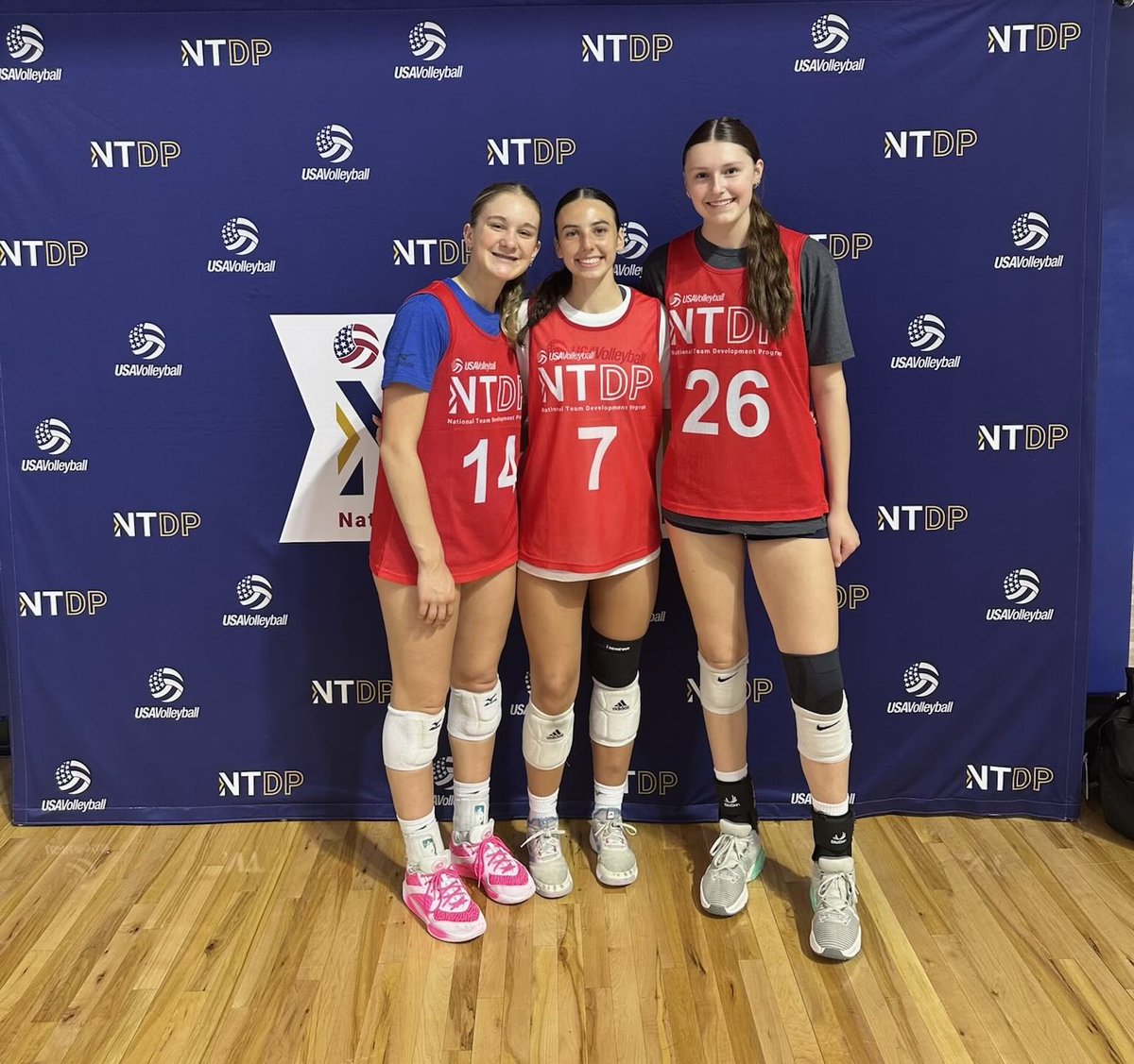 Shoutout to our 16-1 athletes Elena Hoecke, Alaina Burns and Ellery DeBoer who trained with the USA Volleyball NTDP this past weekend!