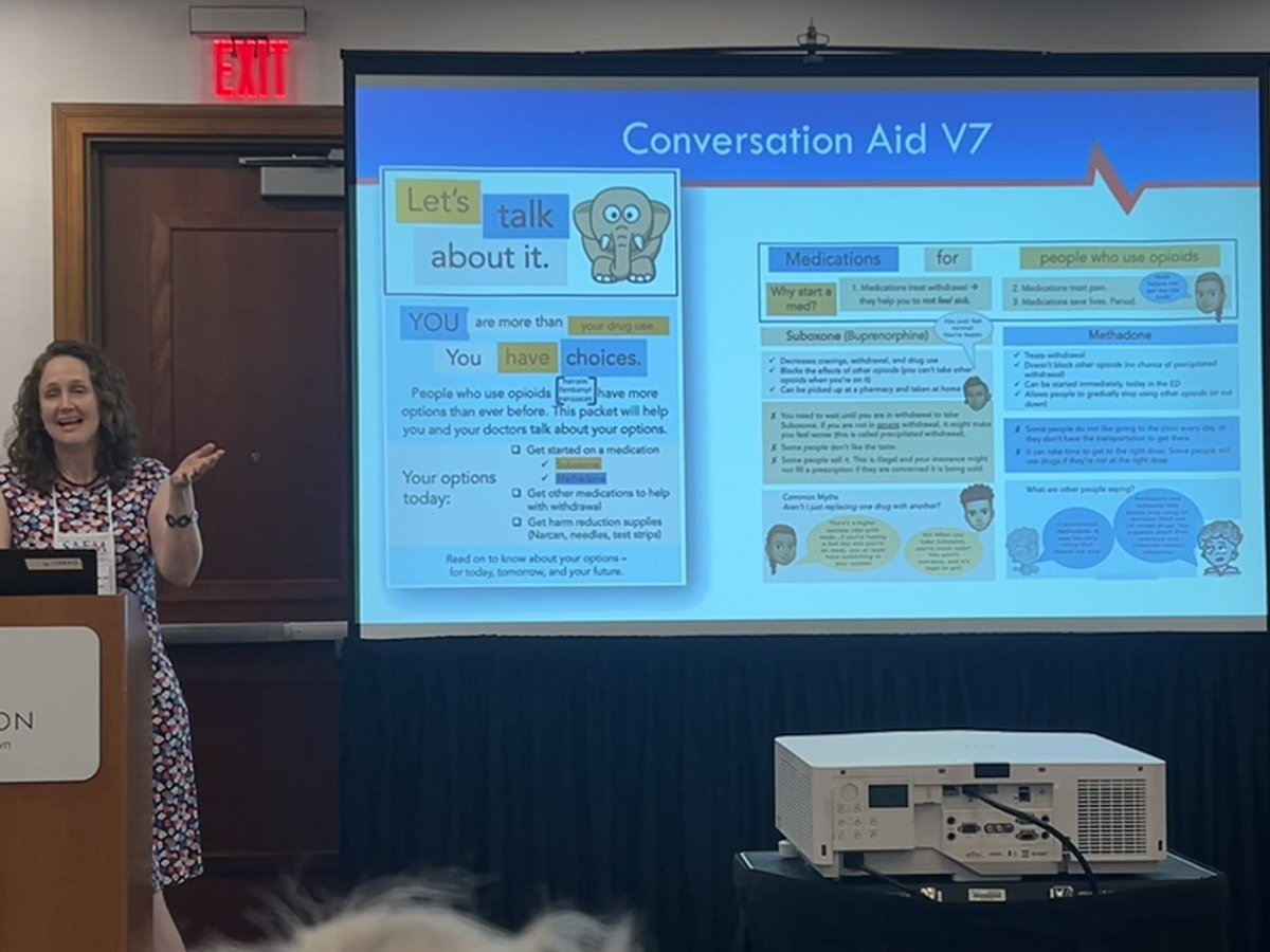 Patient engaged development of a decision aid for initiating medication for #opioid use disorder in the ED. Amazing work by @emschoenfeld #saem24 @BaystateEM @LWestafer