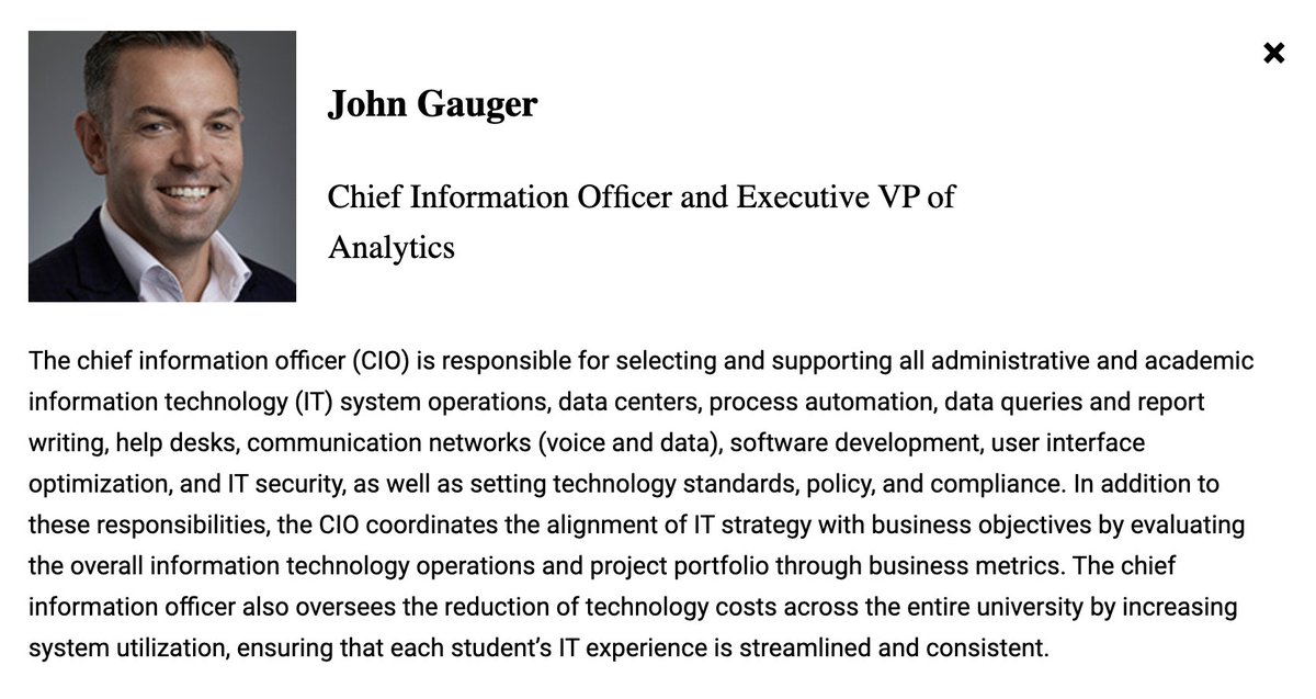 John Gauger's company Red Finch came up in Trump's porn star hush-money trial. Gauger rigged online polls for the Trump camp &amp; they kept his payment off the books like they did with Stormy Daniels.

He's still <a href="/LibertyU/">Liberty University</a>'s CIO and a VP on Senior Leadership.
thedailybeast.com/trump-accounta…