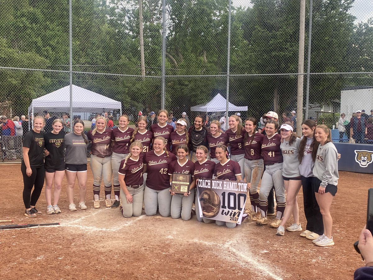 David Schooler (@dskuler) on Twitter photo Coach Nick Hamilton picks up win 100 in season 5. <a href="/silverlakesb/">Silver Lake Eagles Softball</a> Congrats Coach! Coach Nick Hamilton picks up win 100 in season 5. <a href="/silverlakesb/">Silver Lake Eagles Softball</a> Congrats Coach!