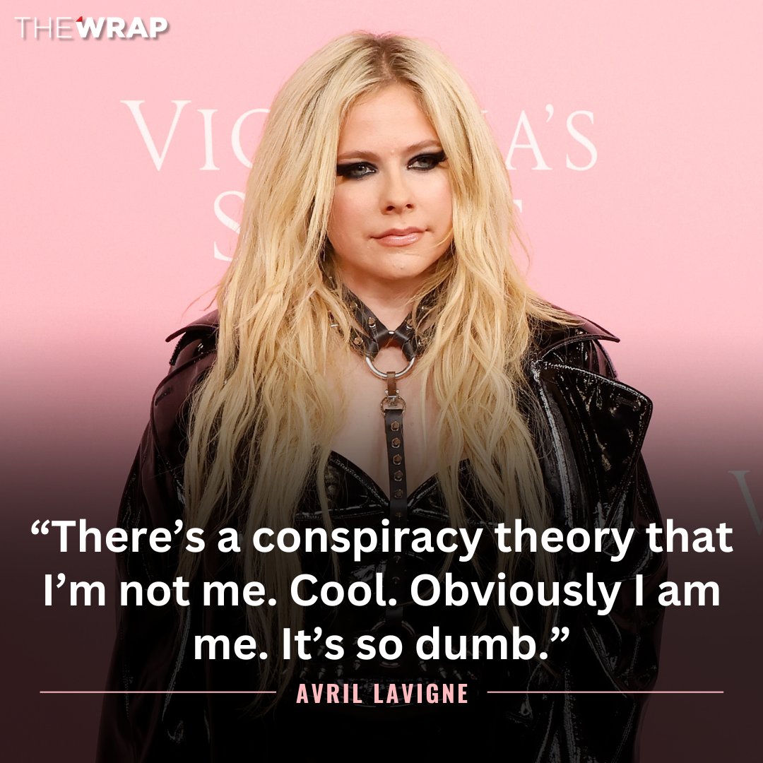 Avril Lavigne laughed off the years-long conspiracy theory that she died after her debut album and was replaced by a doppelgänger named Melissa.

Read more ⬇️
thewrap.com/avril-lavigne-…