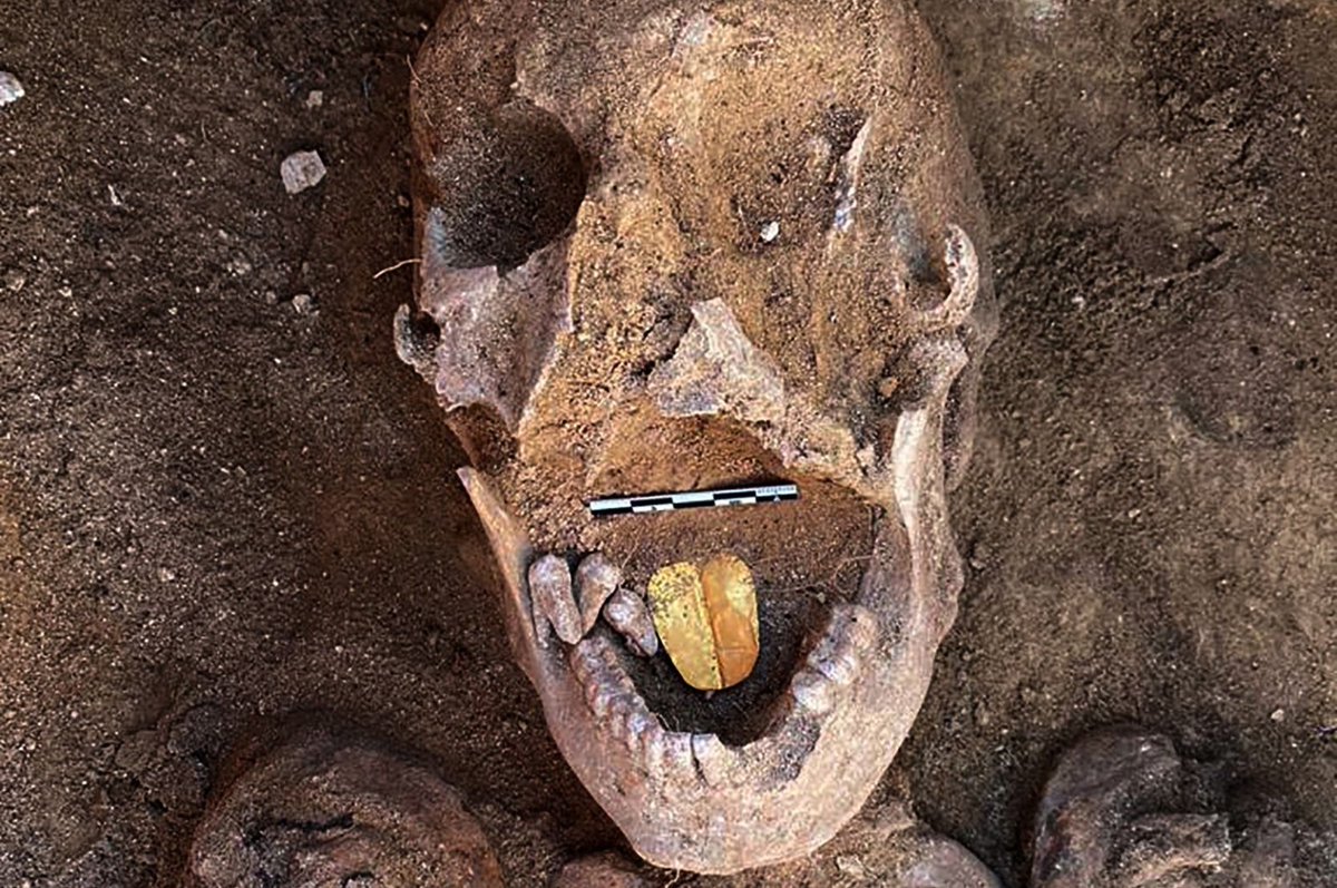 Archaeologists uncovered two ancient Egyptian tombs containing 2500 year-old Mummies with 'Golden' tongues : It's no secret that untold treasure lies beneath city of El-Bahnasa, Egypt. An archaeological mission from Spain has now excavated the site for 30 years and found many