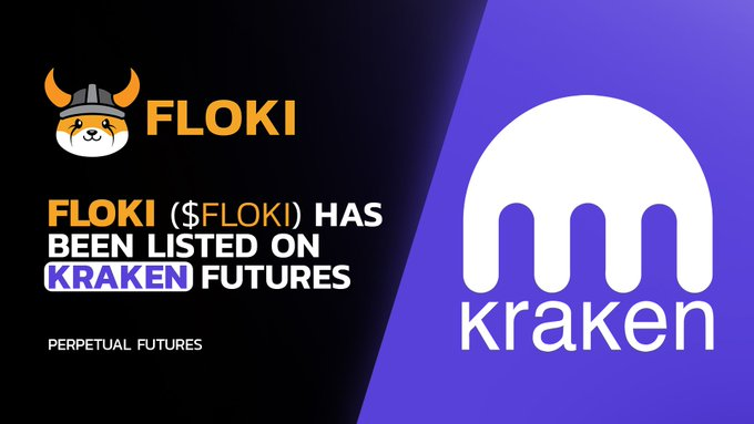 $FLOKI has just been listed on #Kraken perpetual future trading! This can draw in over 10 million of it's users including institutional investors to take short and long positions on #Floki #BullishAF once again!!! 🚀🚀🚀🚀🚀🚀🚀 #memecoins #memecoin #FlokiArmy