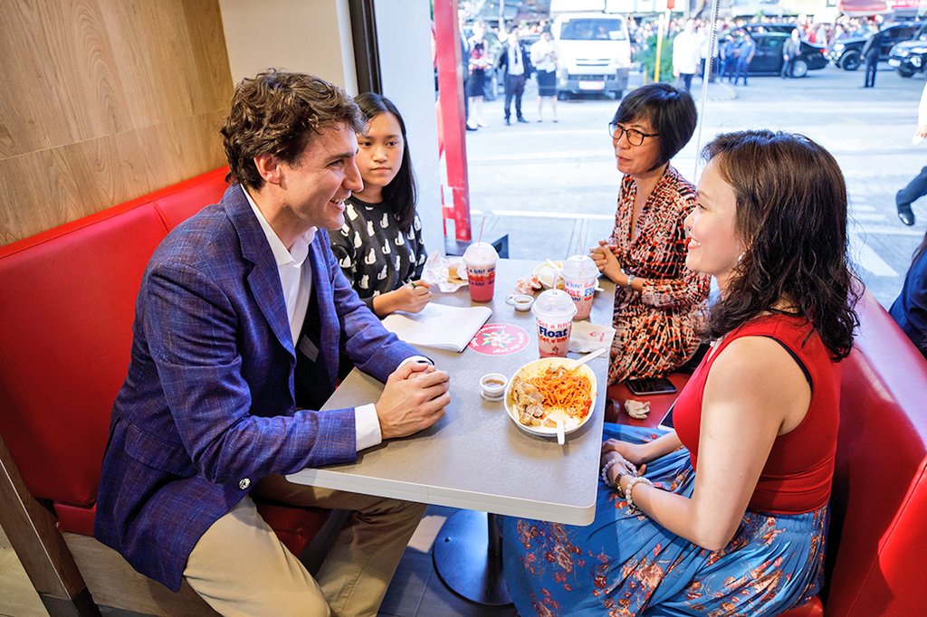 HAPPENING NOW: My Government is investing nearly $2-million taxpayer dollars in a pasta manufacturing plant in Brampton. Literally every single policy I announce hurts me in the polls, so I'm trying to throw money at something that might help. Everyone loves pasta. Right?!