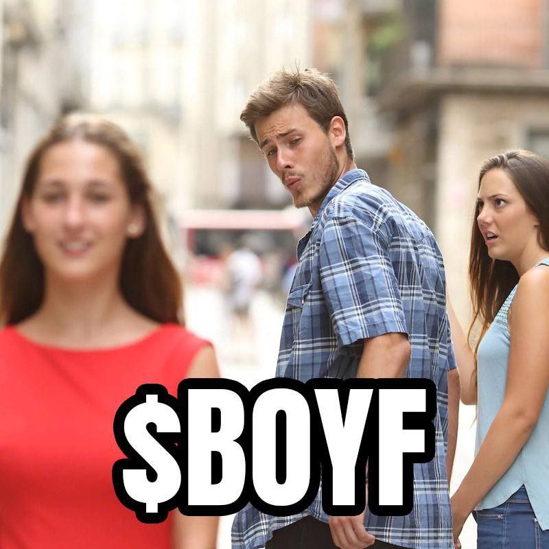 👀 Caught me staring, and I couldn’t look away! Got in early on $BOYF, the legend of OG Memes on #Solana! 🔥 This isn’t just any ride—it’s a long-term moon mission with a dev active as hell! 😈

⚠️ Still early days, folks—time to fuel up for a wild journey! 🚀
📌 Wallets out-