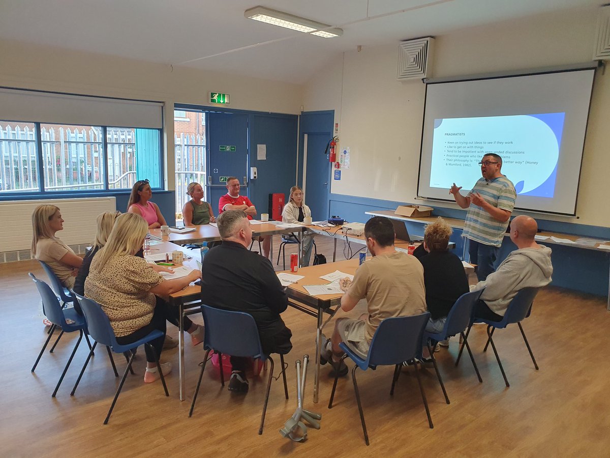 Great session tonight with our residents and Pete from Ulster University at our Unblocking Potential Programme. We're half way through and they're really excelling on the course 👏