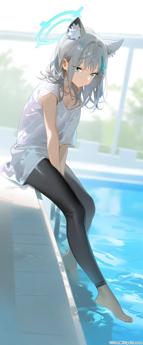 ブルアカ「砂狼シロコ / Sunaookami Shiroko Resort #ブルアカ 」|liliumのイラスト