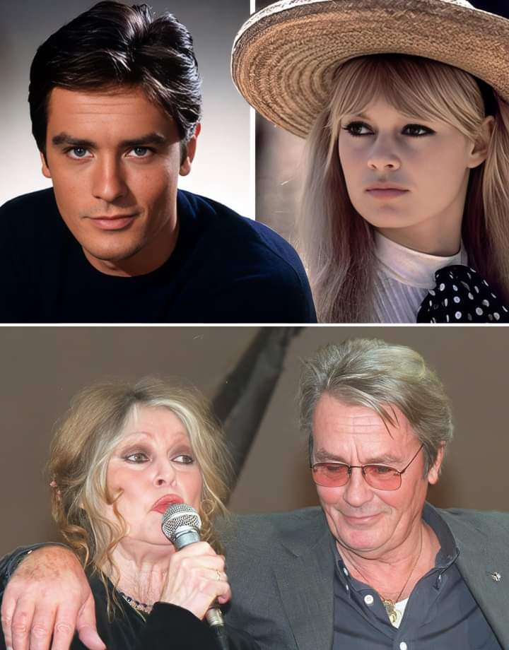 Alain Delon and Brigitte Bardot 🎬 'Nearly 50 years later, this friendship is still going strong 💓