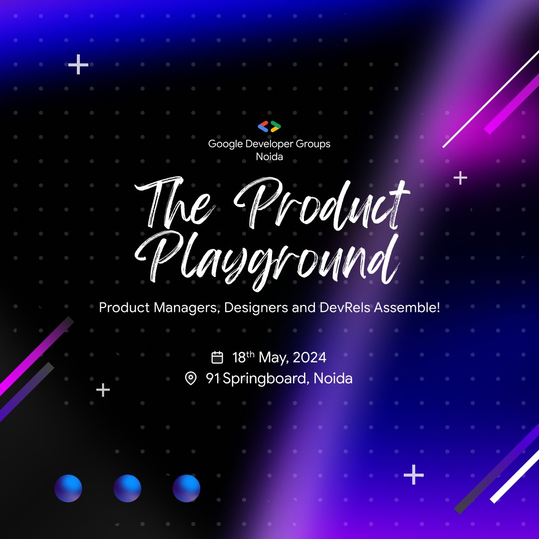 Come join us at Product Playground 🚀 this weekend to dive into the ultimate intersection of the world of #ProductManagement, #Design, and #DevRel to network and learn!💡 #PM #Growth #DeveloperRelations