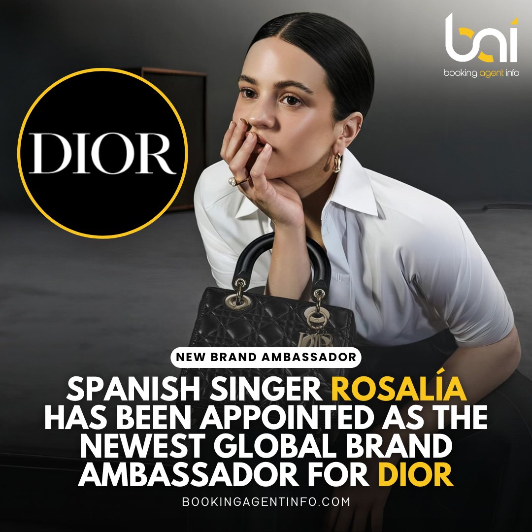 Spanish singer Rosalía @rosalia becomes the new global Brand Ambassador for Dior @Dior, making her the first Spanish woman to claim the title.

Follow @baidatabase for more

#Rosalía #Dior #LadyDior #BrandAmbassador #Fashion #Endorsement