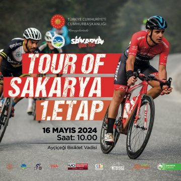 ‘Tour of Sakarya’ yol bisikleti yarışlarının 1. etabı başlıyor 🚴🏽‍♂️🌳 📆 16 Mayıs Perşembe ⏰ 10.00 📍 Ayçiçeği Bisiklet Vadisi Tüm vatandaşlarımız davetlidir. #BisikletŞehriSakarya #TourOfSakarya #SakaryaBikeFest