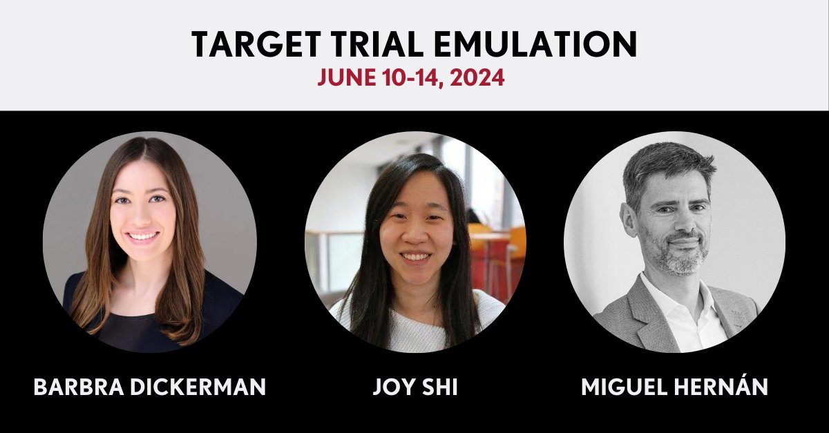 Interested in leveraging health databases for causal research?

Target Trial Emulation (TTE) explores #targettrial emulation frameworks with observational data.

Co-taught @barbradickerman , @joy_shi1 & @_MiguelHernan.

Register to attend in-person:
👉 causalab.sph.harvard.edu/courses/