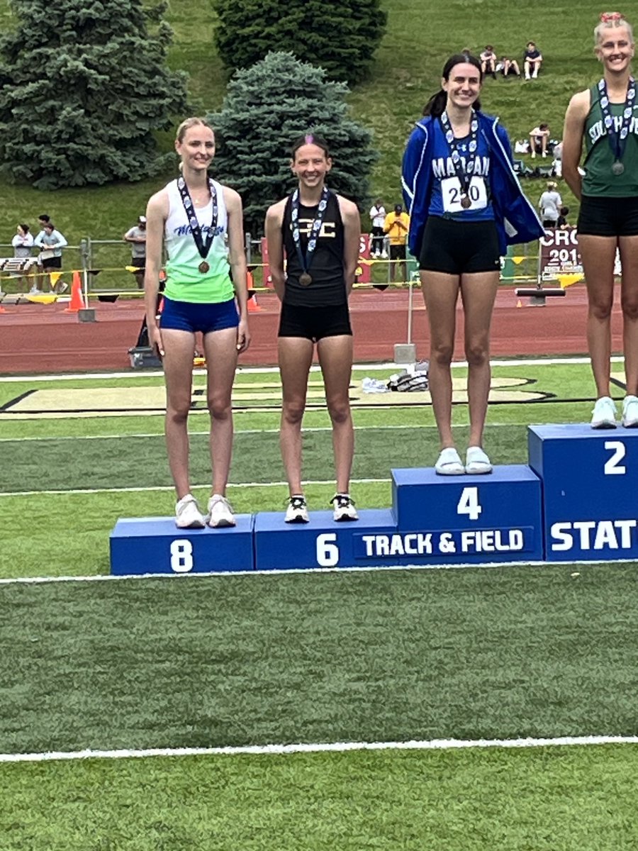 Congrats to Cassidy on the 6th place medal in the Long Jump at State!