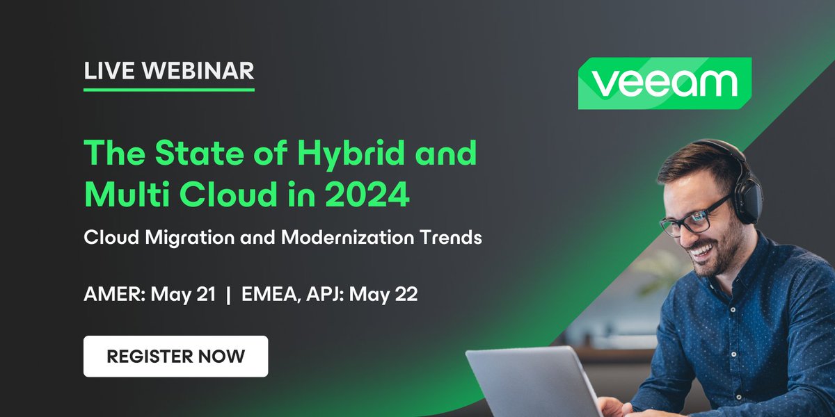 What’s driving hybrid & multi cloud #DataProtection in 2024? 🚀 What are the 10 Rs of cloud migrations? ☁️ How can you combat high renewal fees? 🤑 Get the answers & more during our must-watch webinar on May 21. bit.ly/3UYBIJv