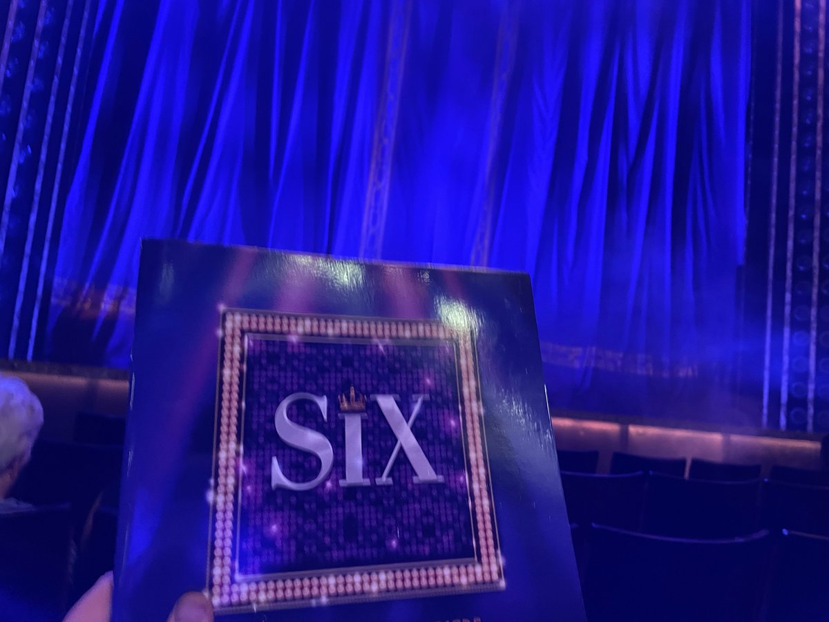 Tonight’s viewing is @sixthemusical at the Vaudeville Theatre, London 

(Ad,Press) 

#theatre #musical #musicaltheatre #vaudevilletheatre #londontheatre #westend #westendtheatre #westendmusical