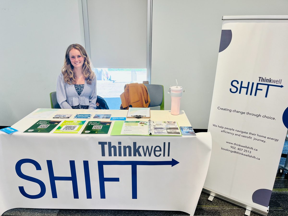 ThinkwellShift's tweet image. We are currently attending the "Pathway to Stay in Nova Scotia" event at Dalhousie. We're thrilled to be part of an event providing students embarking on their career paths with information and advice about the green sector!
@NSCCNews @DalhousieU
